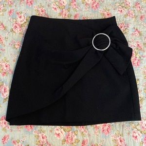 Zara black mini skirt